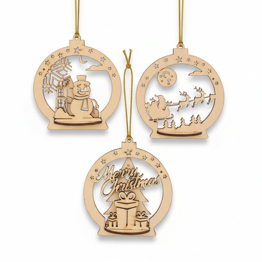 Christmas Tree Hanging Set of 3