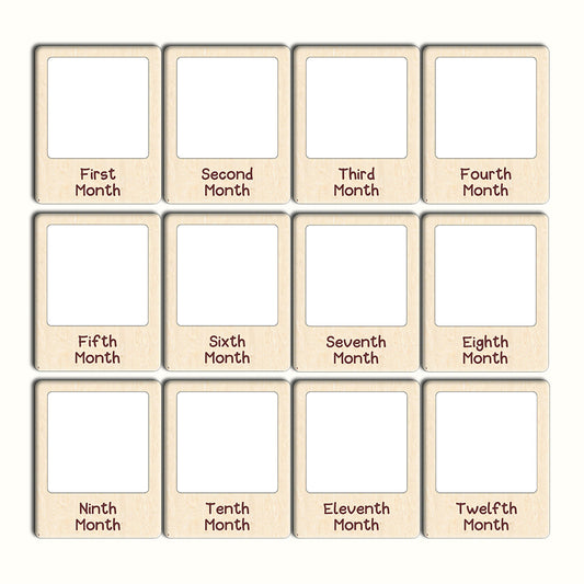 Baby First Year Wooden Fridge magnets