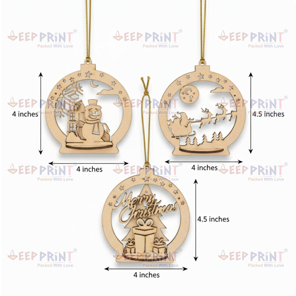 Christmas Tree Hanging Set of 3