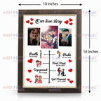 Premium Photo Frame, 14x10 inches Design 4