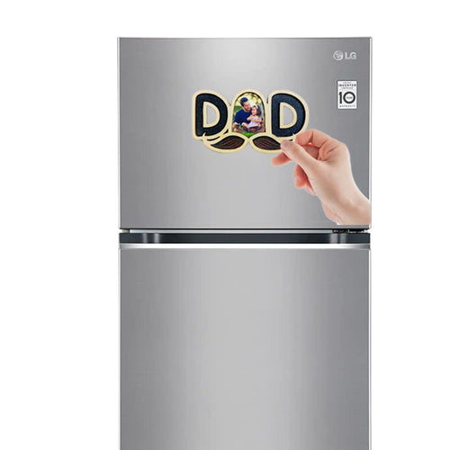 DAD Magnet Fathers Day Customized Photo Magnet