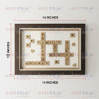 Premium Photo Frame, 14x10 inches Design 6