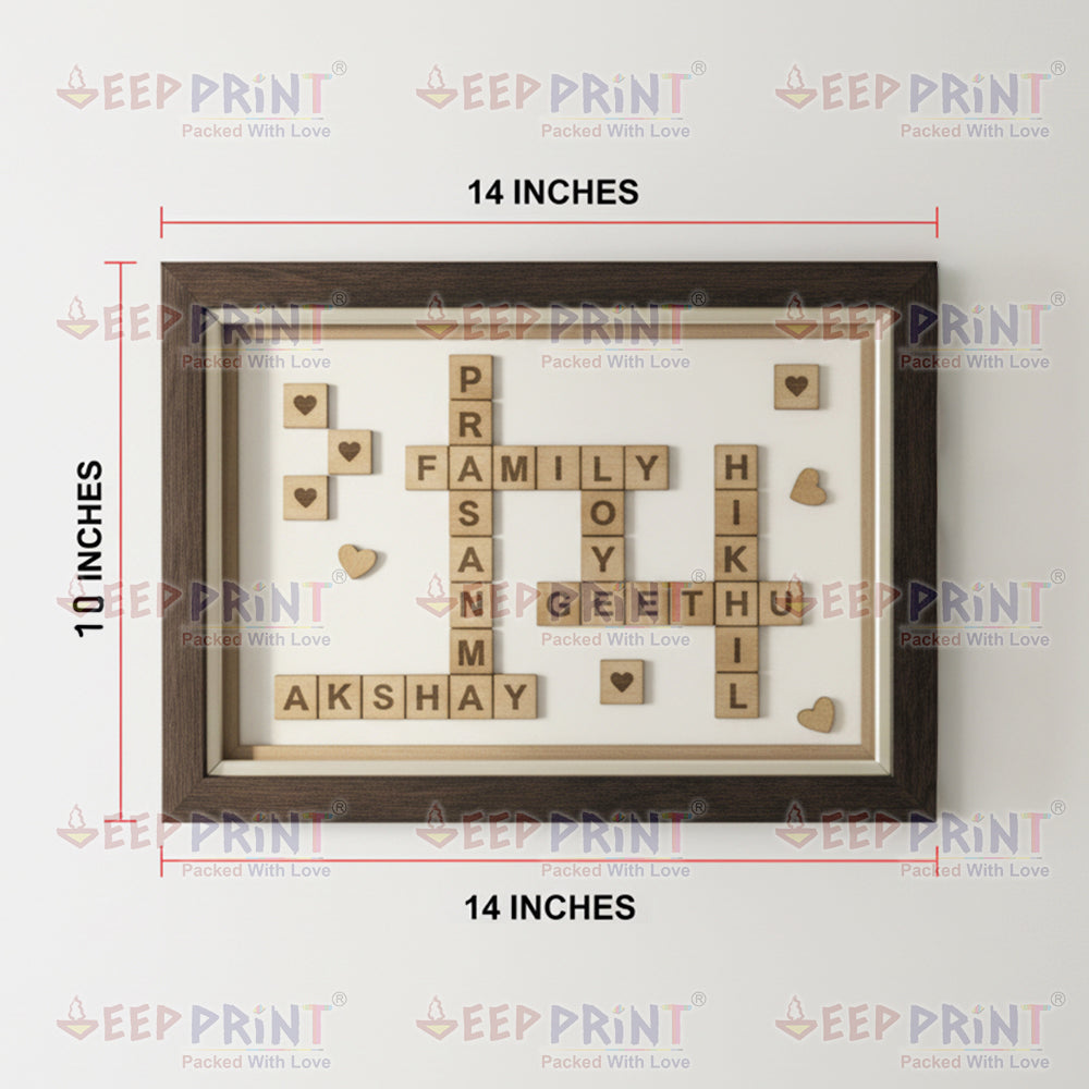 Premium Photo Frame, 14x10 inches Design 6
