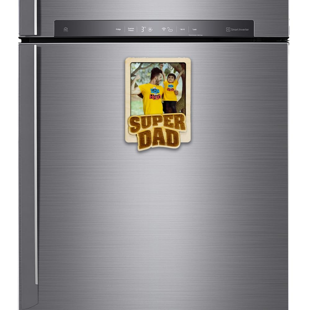 Super Dad Fridge Magnet Photo Magnet