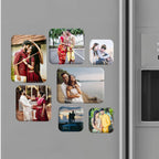 Personalized Photo Fridge Magnets (set of 7)