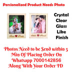 Customized Wooden Photo Fridge Magnets (Set of 2)