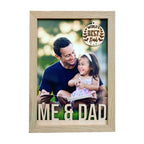 ME&DAD Photo Frame Fathers Day Gift A4 Size